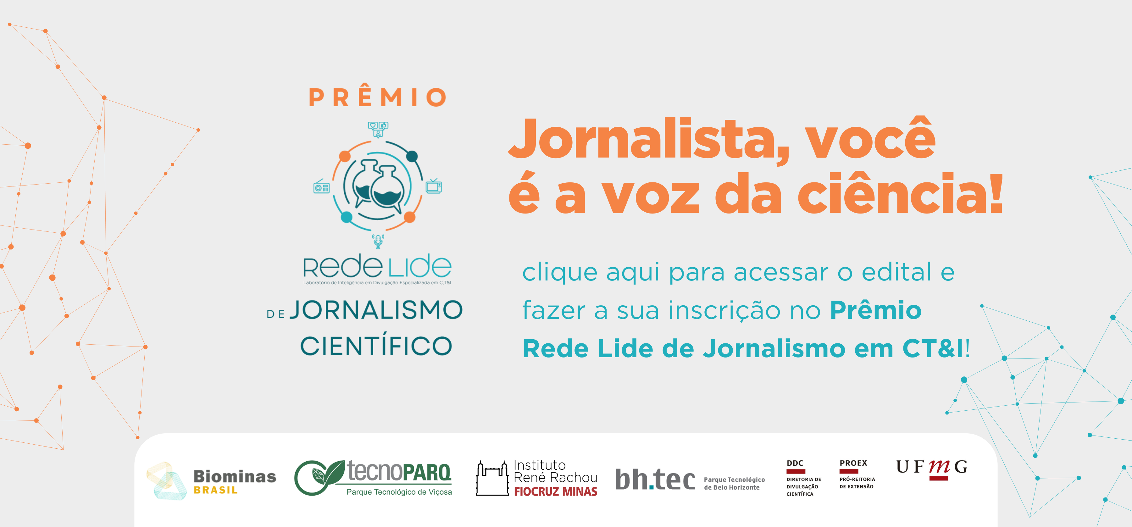 Rede Lide lança prêmio de jornalismo em ciência, tecnologia e inovação